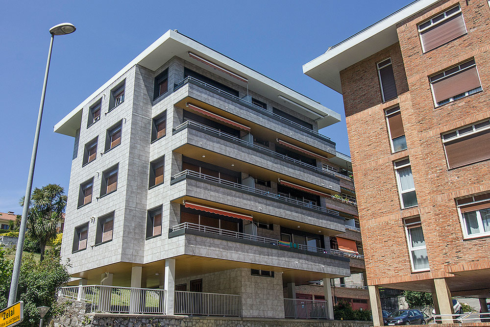 Fachada ventilada en Zumaia